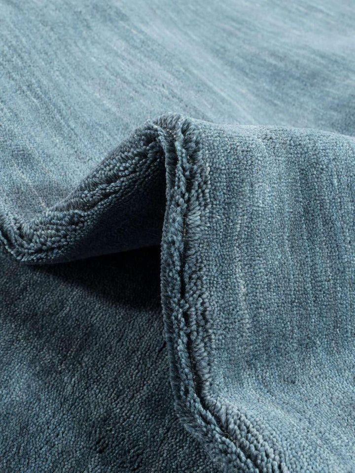 RugVista Handloom Fringes Teppich - Dunkeltürkis 80x120 80 x 120 cm (Rechteckig) Dunkel Teal, 80 x 1