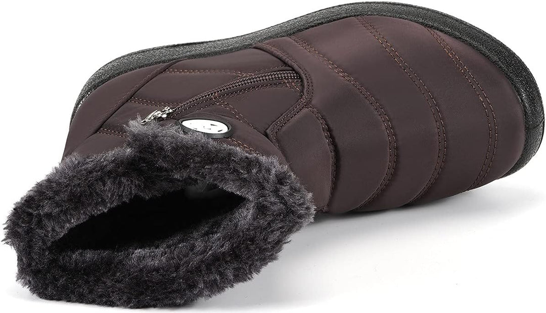 Kinder Winterschuhe Jungen Mädchen Winterstiefel Schneestiefel Wasserdicht Warm gefütterte Schlupfst