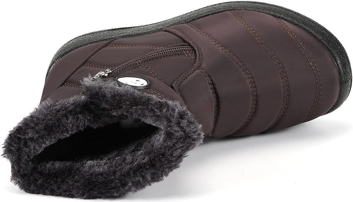 Kinder Winterschuhe Jungen Mädchen Winterstiefel Schneestiefel Wasserdicht Warm gefütterte Schlupfst