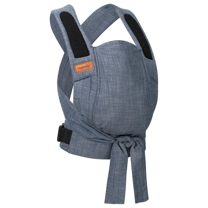 Hoppediz Babytrage Bondolino b.pure - Bauchtrage, Hüfttrage, Rückentrage - ab Geburt (denim)