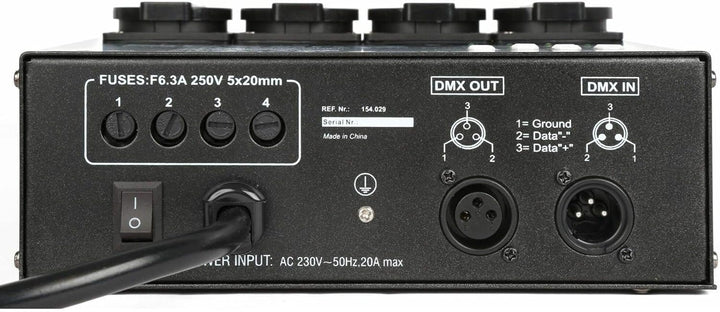 BeamZ DMX004DII DMX-Controller Switchpack mit 4 Kanälen