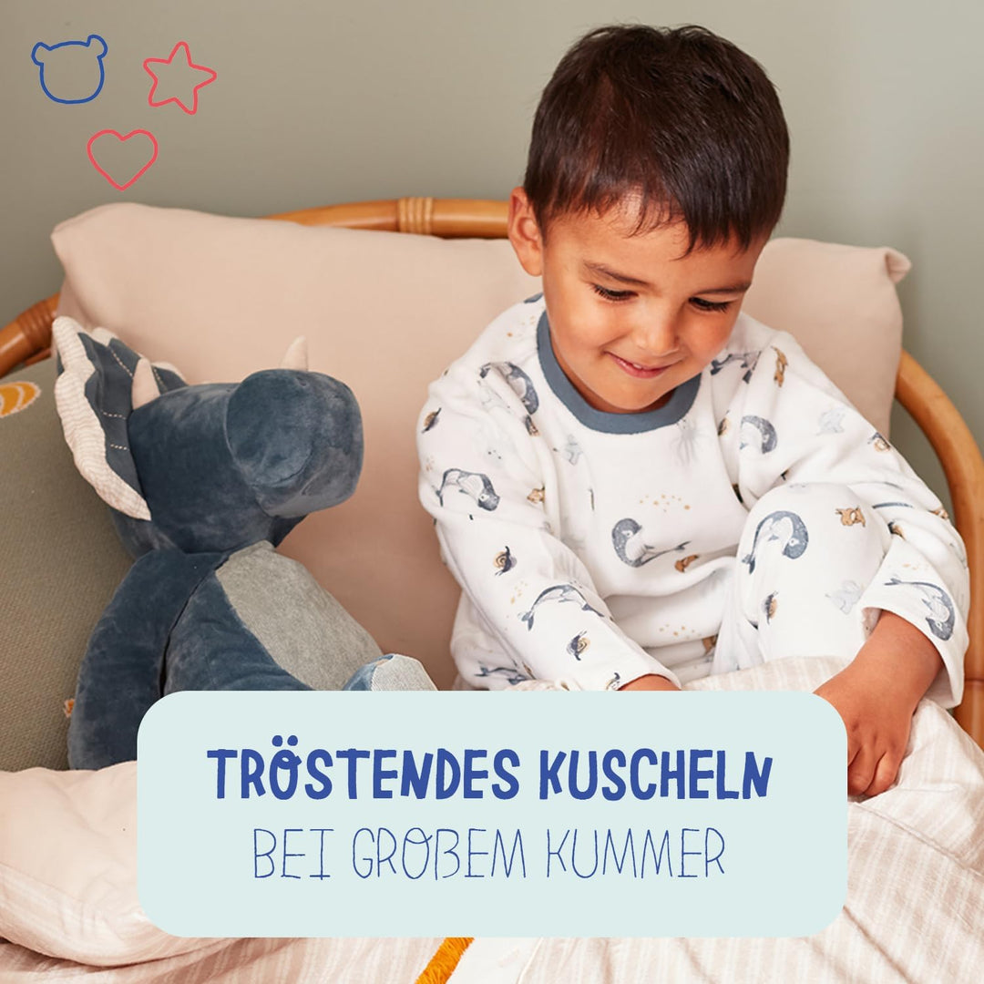 Noukie's - Plüsch für Kinder - Kuscheltier Medium Ops - Schmusetuch Bio-Baumwolle - Grösse für Kinde