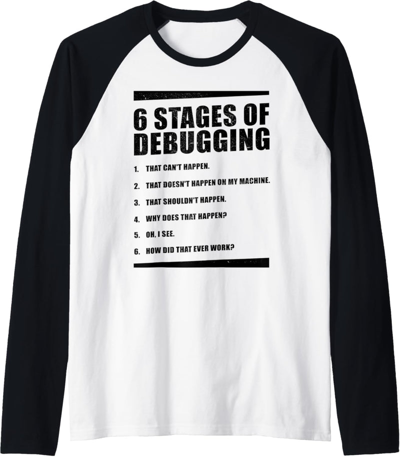 6 Phasen der Debugging – Computer-Programmierer. Raglan