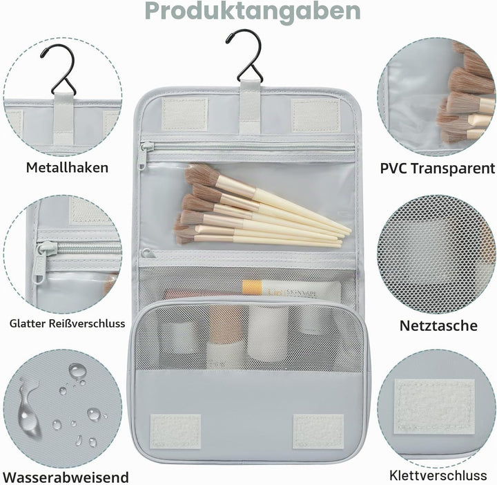 BAGAIL 10er-Set Packwürfel in verschiedenen Grössen Packorganizer für Reisezubehör Handgepäck Koffer