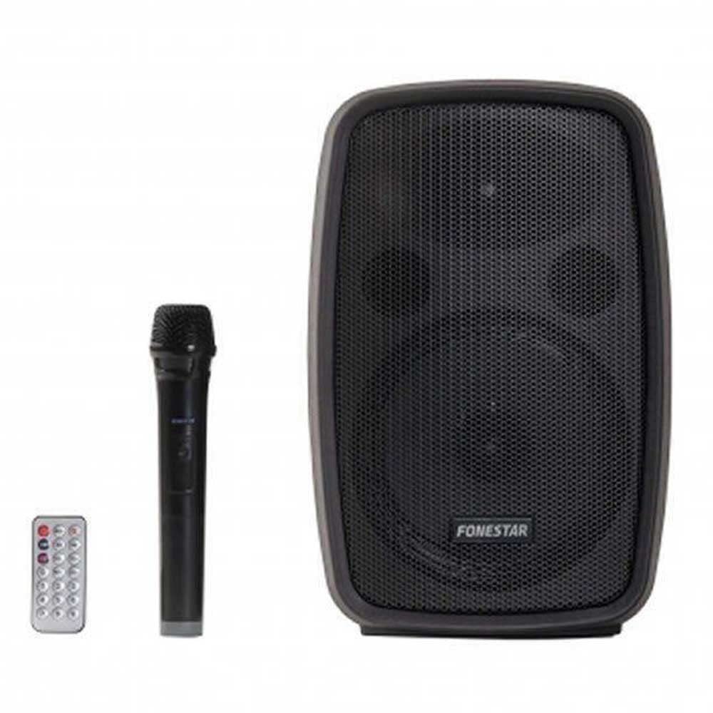 ALTAVOZ PORTÁTIL FONESTAR AMPLY 100W BT FM USB/MICROSD BASS Reflex MICRÃ“FONO INALÁMBRICO BAT. 2000M