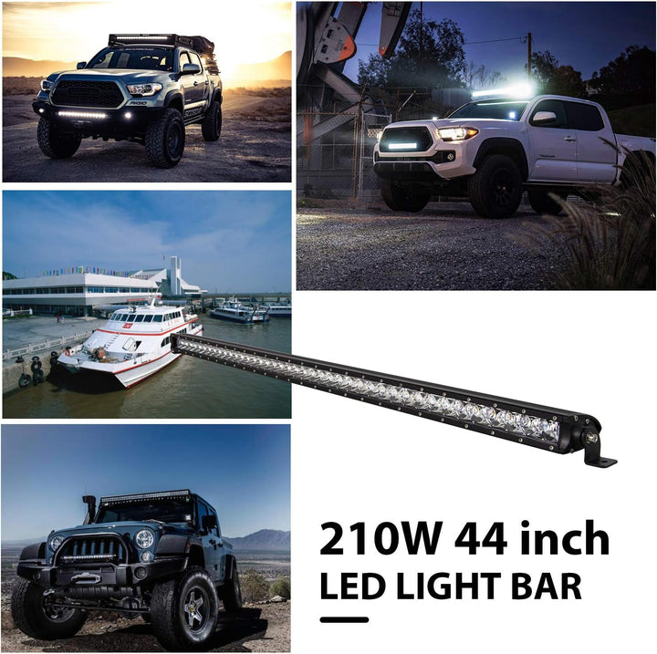 Willpower 43 Zoll 108cm 210W LED Arbeitsscheinwerfer Bar Enzelne Reihe LED Scheinwerfer 12V 24V Wass