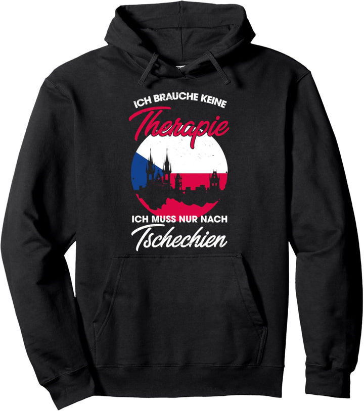 Tschechische Flagge I Tschechien Urlaub I Tschechien Pullover Hoodie