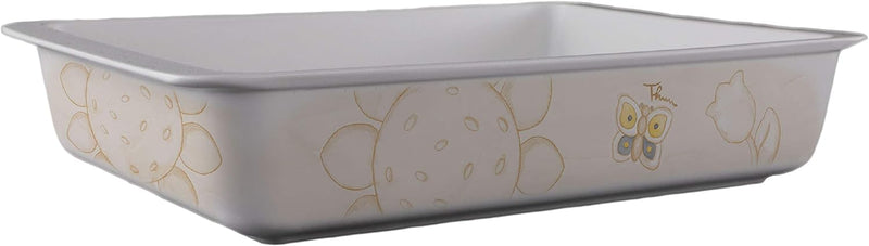 THUN - Backblech mit Blumen und Schmetterlingen - Geschenkidee - Küchenzubehör - Linie Elegance - Po