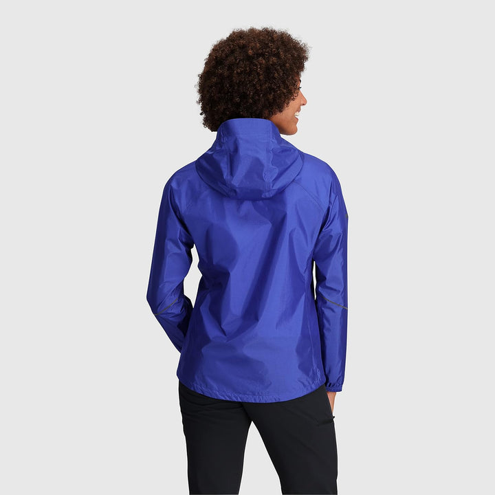 Outdoor Research Helium Regenjacke Damen rot Grösse S Ultramarinblau/Ausflug, einfarbig (Getaway Sol