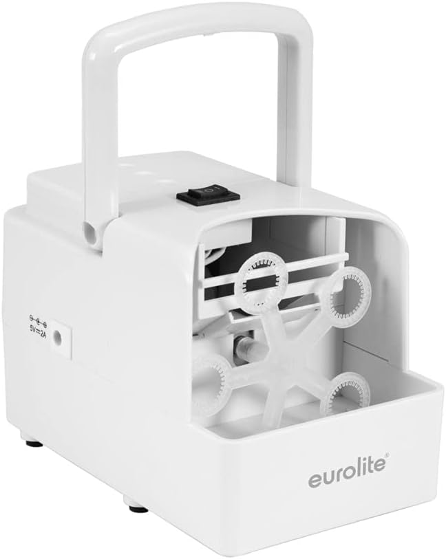 EUROLITE B-20 Mini-Seifenblasenmaschine | Mini-Seifenblasenmaschine mit Batteriebetrieb