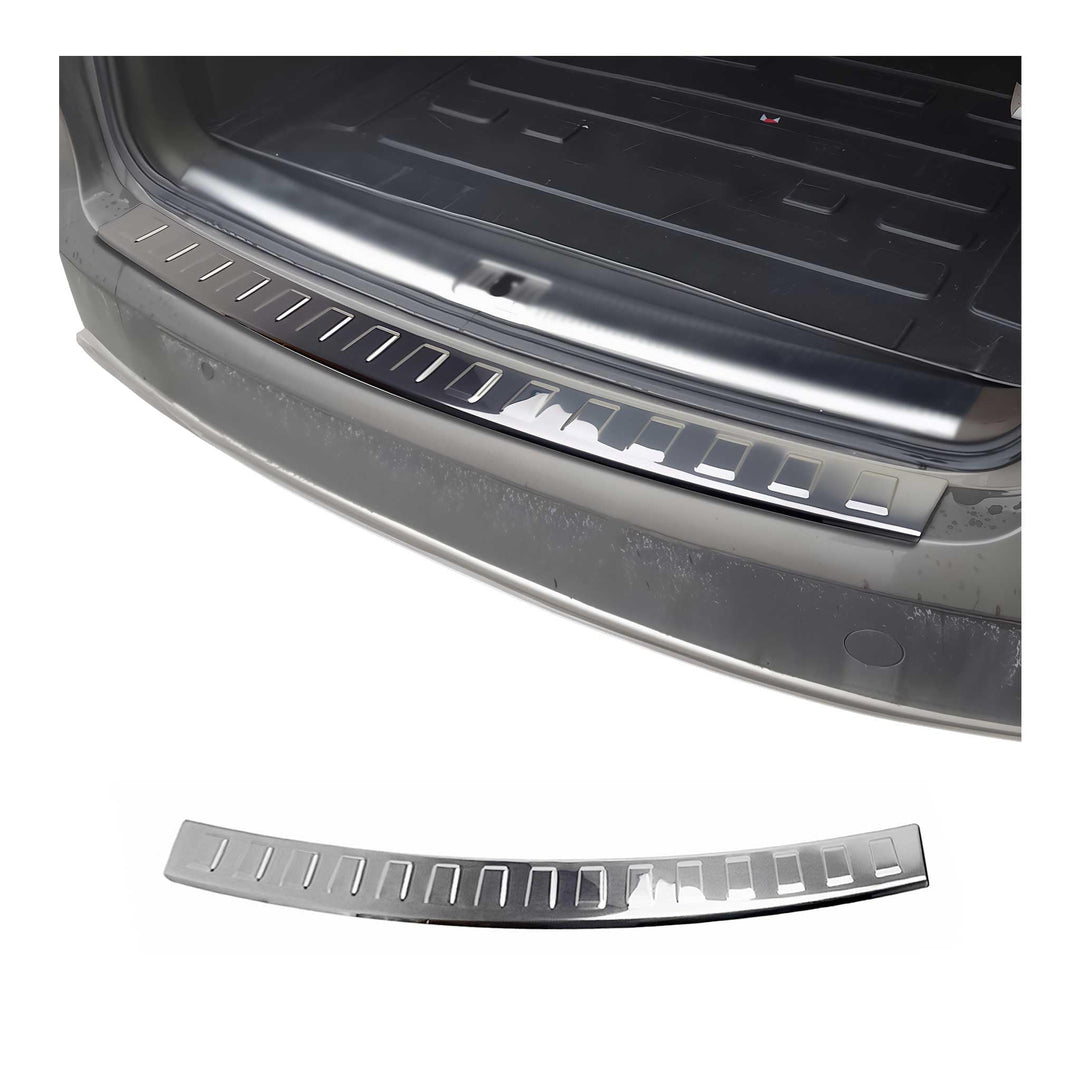 Ladekantenschutz Stossstangeschutz kompatibel mit Audi A4 B8 Avant Allroad 2008-2016 Glanz Edelstahl