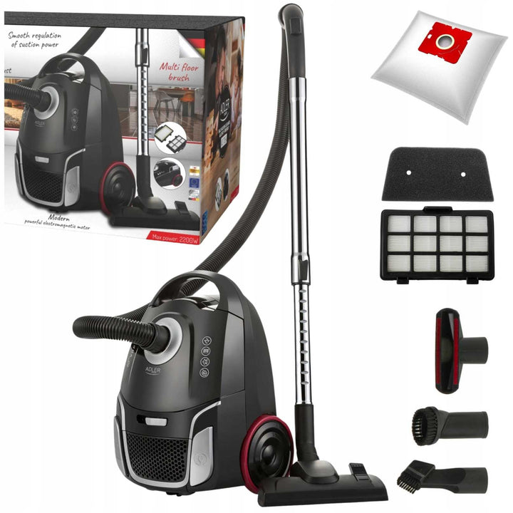 ADLER Beutelsauger, allergikerfreundlich, 2.6 l, 800W