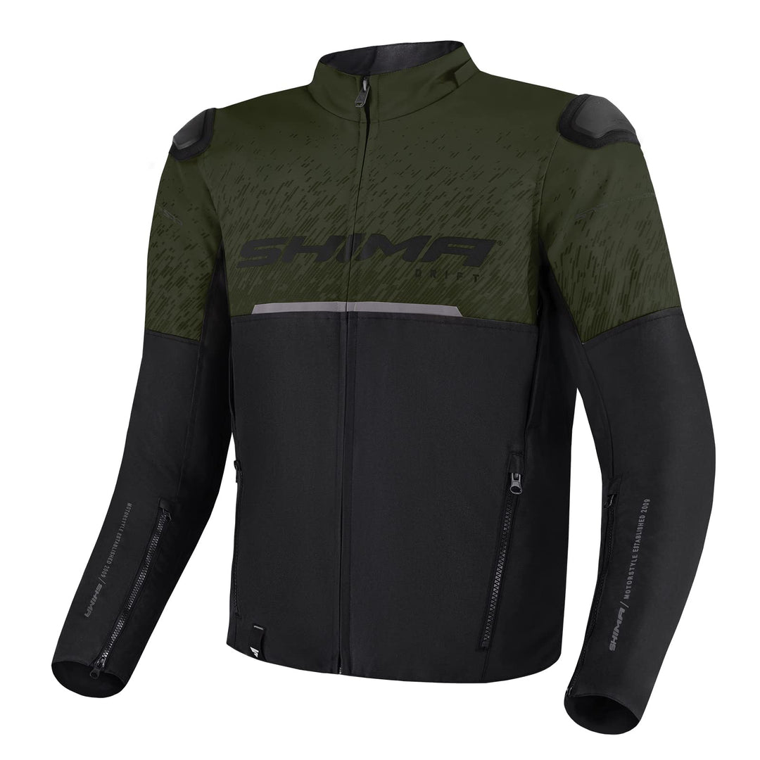 SHIMA DRIFT Motorradjacke Herren | Leichte, Atmungsaktive Sommer Mesh Motorcycle Stadt Textiljacke M