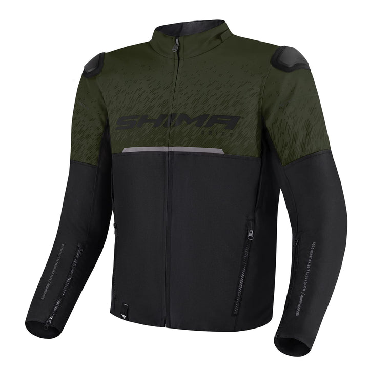 SHIMA DRIFT Motorradjacke Herren | Leichte, Atmungsaktive Sommer Mesh Motorcycle Stadt Textiljacke M
