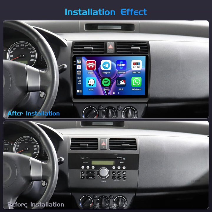 4+128G Autoradio für Suzuki Swift 2003-2010 Android 15 mit 10'' In-Cell Bildschirm Unterstützung Wir
