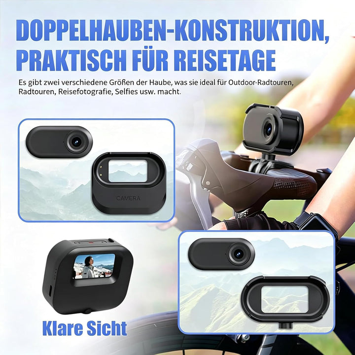 Mini Action Cam 1080P,Action Camera,Tragbare Kamera mit 360° Drehbarem Clip und Magnetclip,Mini K-Am