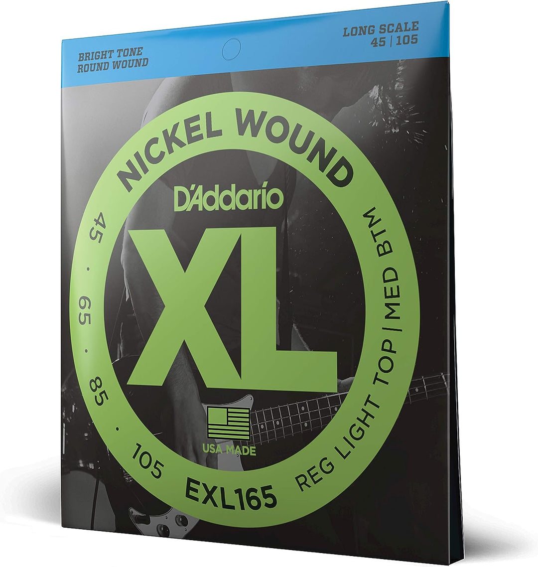 D'Addario E Bass Gitarrensaiten | Saiten E Bass | Bassgitarre Saiten | Saiten E-Bass | DER BELIEBTES