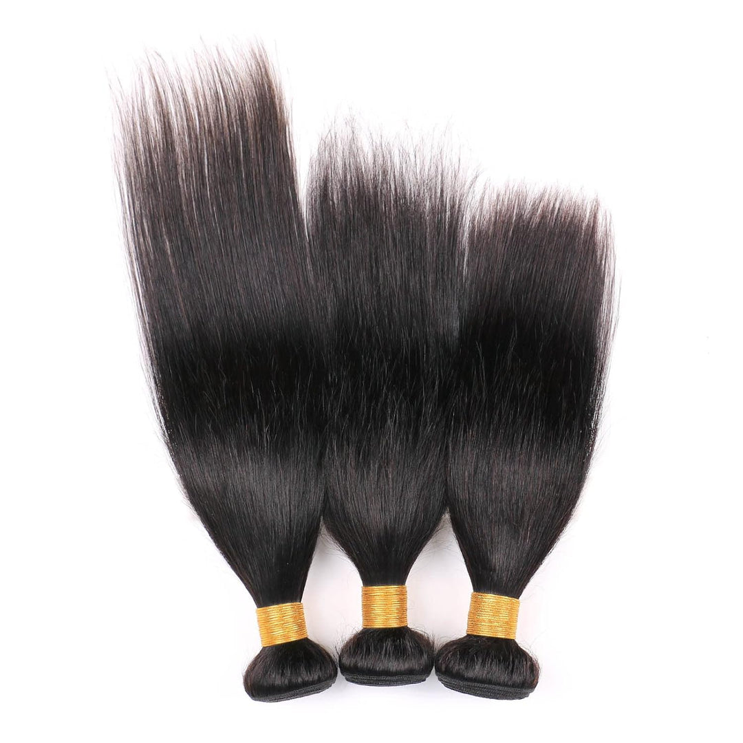 10A Straight Brazilian Bundles Human Hair 3 Bundles Echthaar Tressen Extensions 300g Unverarbeitete