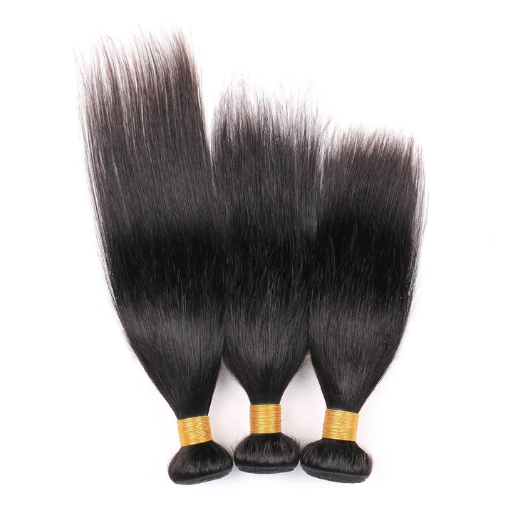 10A Straight Brazilian Bundles Human Hair 3 Bundles Echthaar Tressen Extensions 300g Unverarbeitete