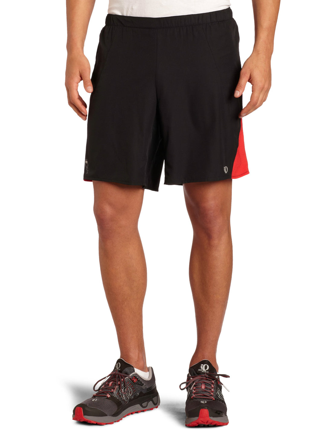 PEARL IZUMI Maverick 2-in-1-Shorts für Herren Schwarz/Rot M, Schwarz/Rot M