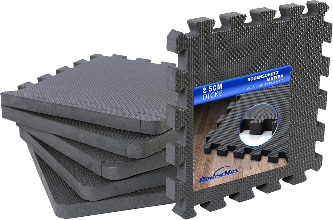 BodenMax Bodenschutzmatte Sportmatte Puzzlematte Fitnessmatte rutschfest Bodenschutz Pool Unterlegma