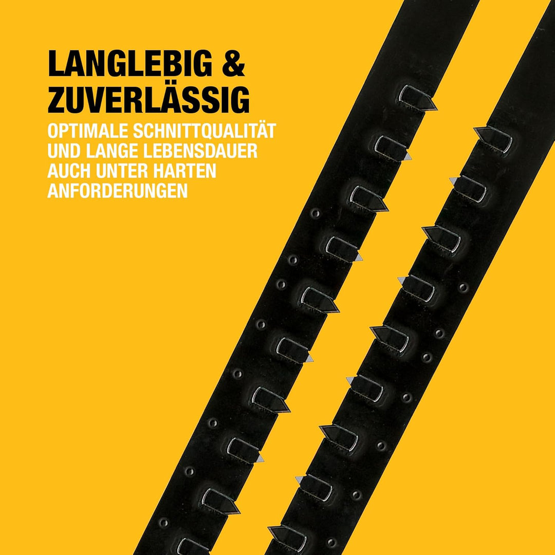 DeWalt Alligator- Spezialsägeblätter (Arbeitslänge 430 mm, Zahnmaterial: HM, für einfache Schnitte i