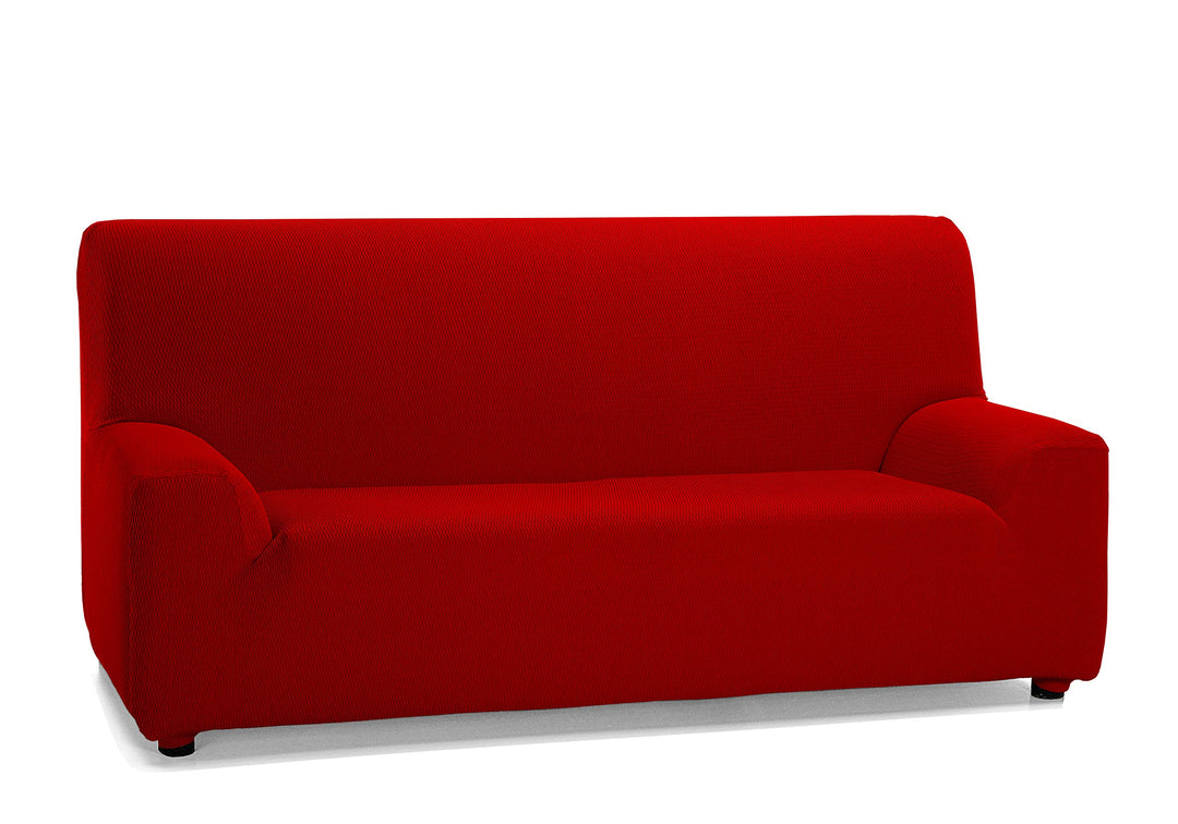 Martina Home Tunez, elastischer Sofabezug 3 Plätze 3 Plazas (180-240 cm) rot Rot 3 Plätze, Rot 3 Plä
