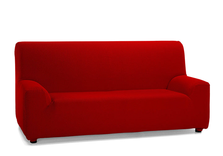 Martina Home Tunez, elastischer Sofabezug 3 Plätze 3 Plazas (180-240 cm) rot Rot 3 Plätze, Rot 3 Plä