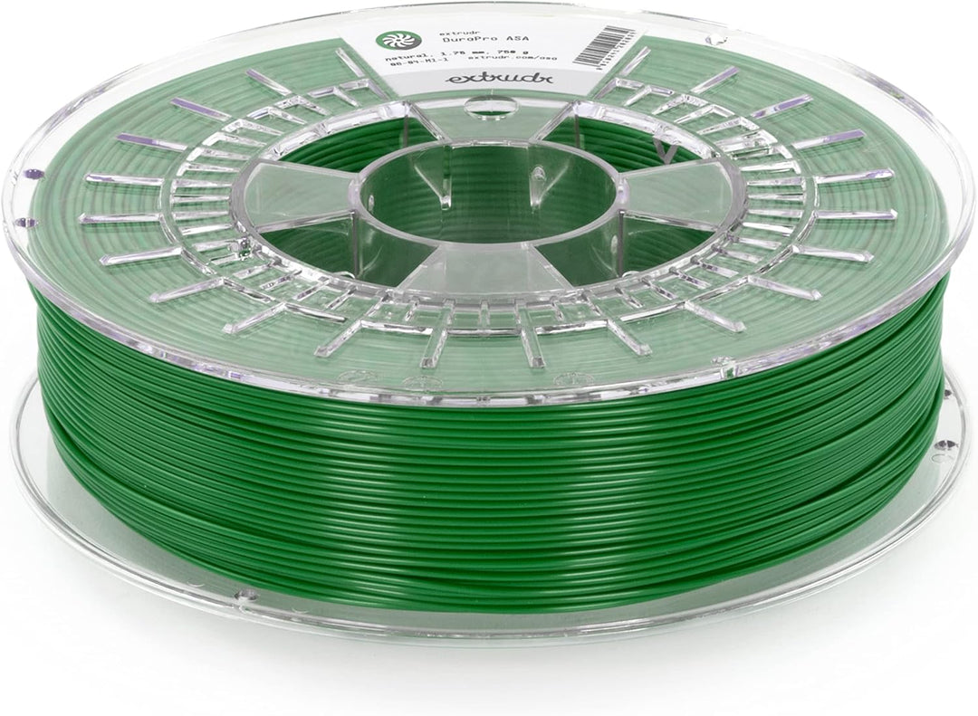 extrudr® DuraPro ASA ø1.75mm (750gr) 'SMARAGD GRÜN/EMERALD GREEN' - 3D Drucker Filament - Made in Au