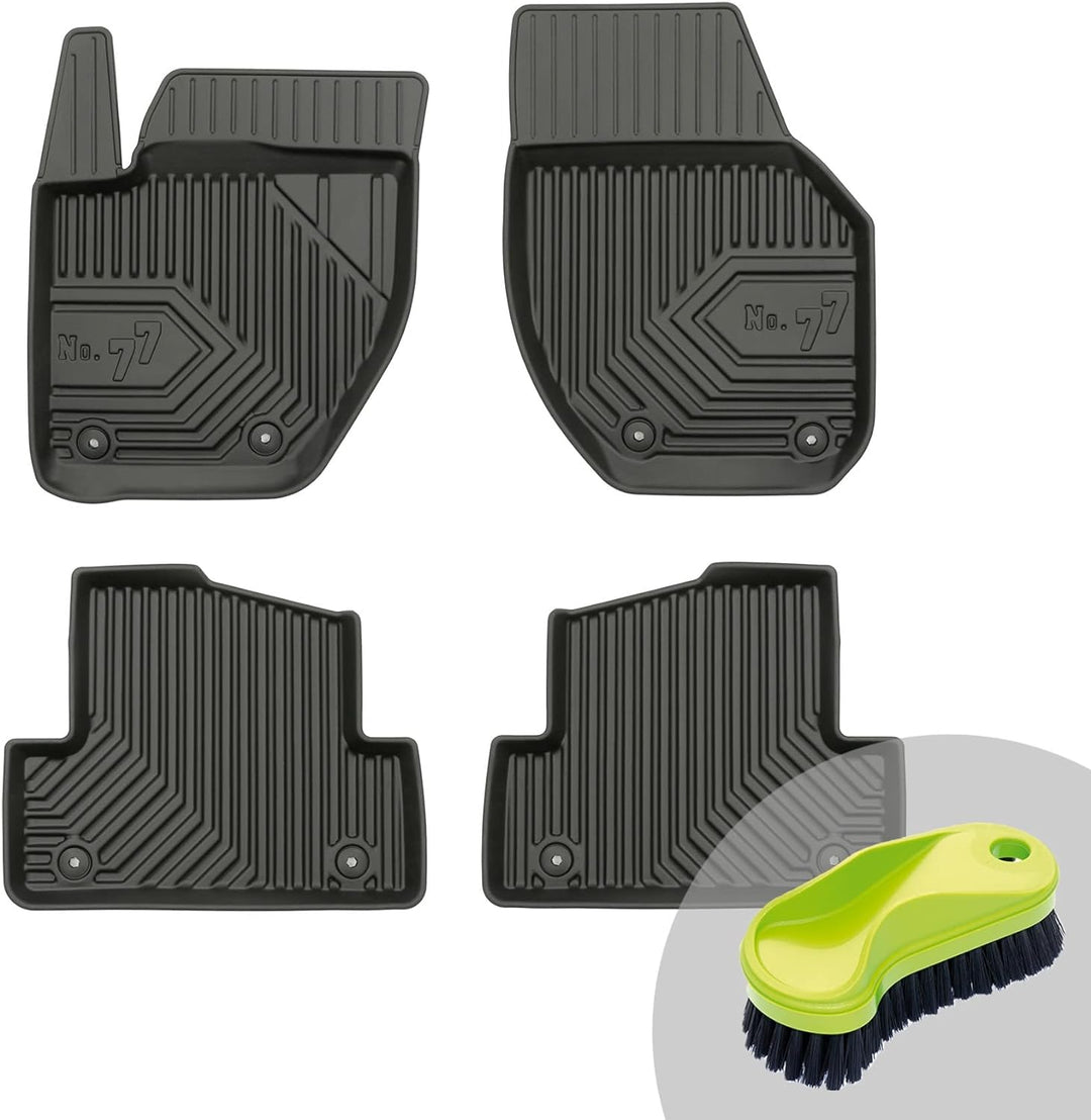 FROGUM No.77 Gummimatten Ganzjahresset von Auto Fussmatten Autofussmatten für Volvo V40 II 2012-2019