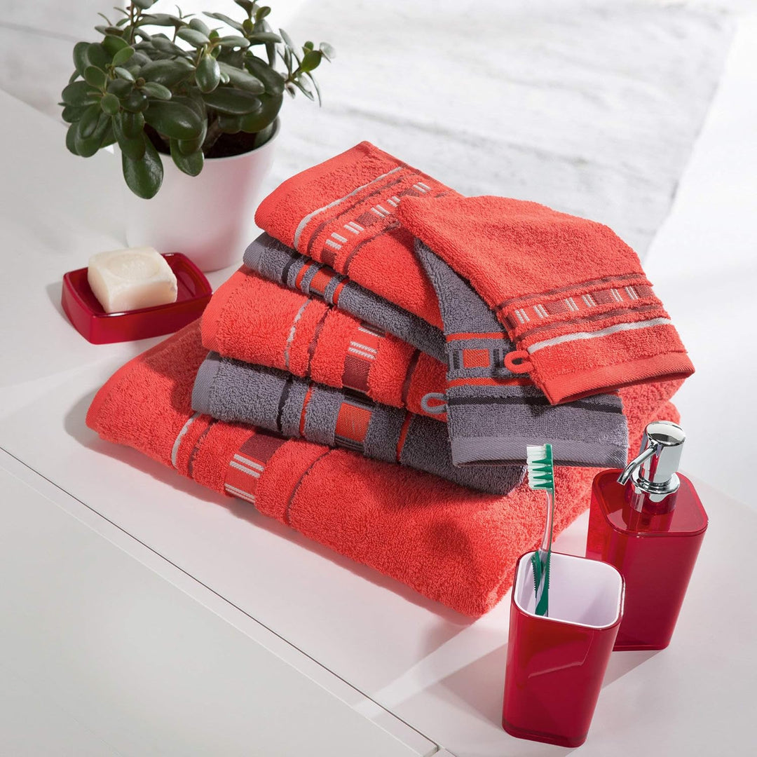 Erwin Müller Frottier Handtuch-Set, Frottier-Set - Achern - 2 Handtücher und 1 Duschtuch - beidseiti