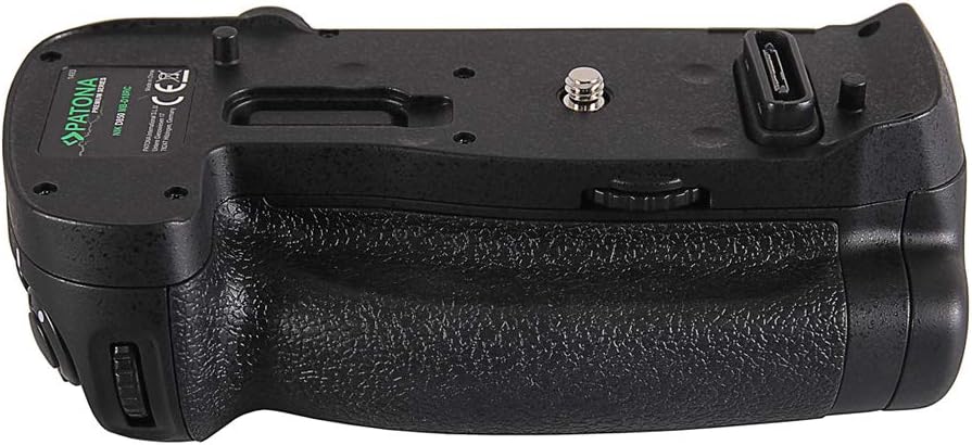 PATONA 1493 - Ersatz für Batteriegriff Nikon MB-D18 für D850 mit IR-Fernauslöser (Batteriefach für 1