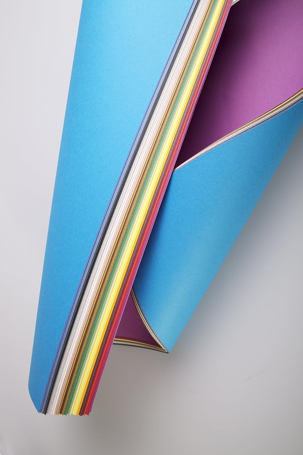Clairefontaine 93764C Packung (mit 24 Bögen Zeichenpapier Etival Color, 50 x 65 cm, 160g, gekörnt, i