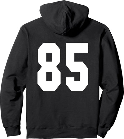 # 85 Team Sports Jersey Front & Back Number Player Fan Pullover Hoodie