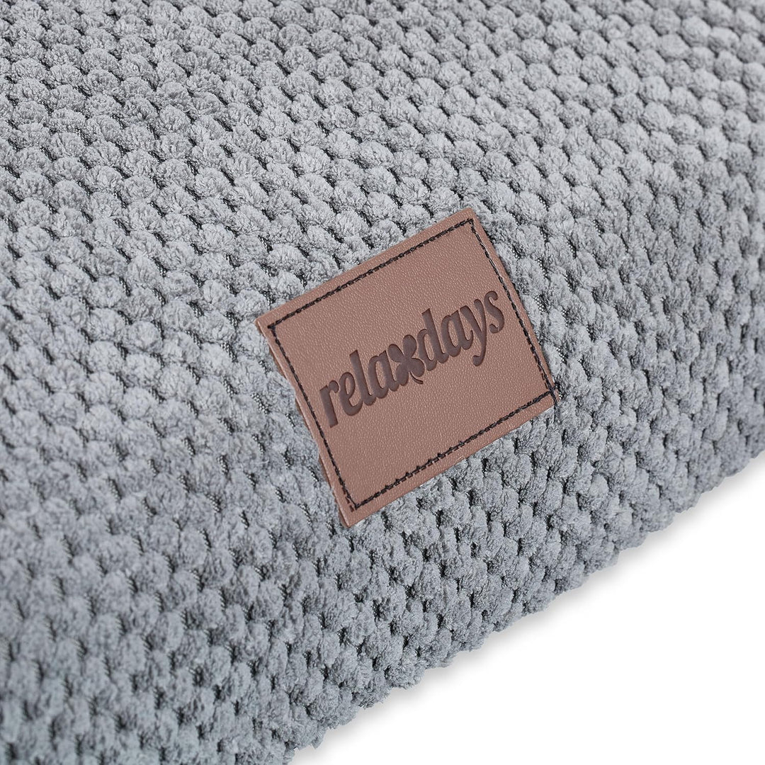 Relaxdays Hundetreppe 3 Stufen, für Hunde & Katzen, HBT: 33 x 41 x 54 cm, weiche Haustiertreppe, Bet