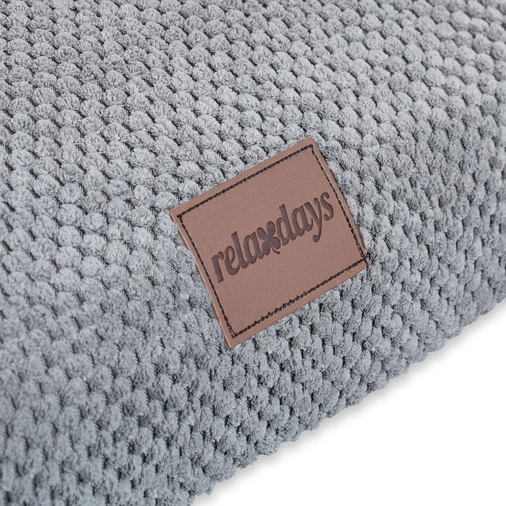 Relaxdays Hundetreppe 3 Stufen, für Hunde & Katzen, HBT: 33 x 41 x 54 cm, weiche Haustiertreppe, Bet
