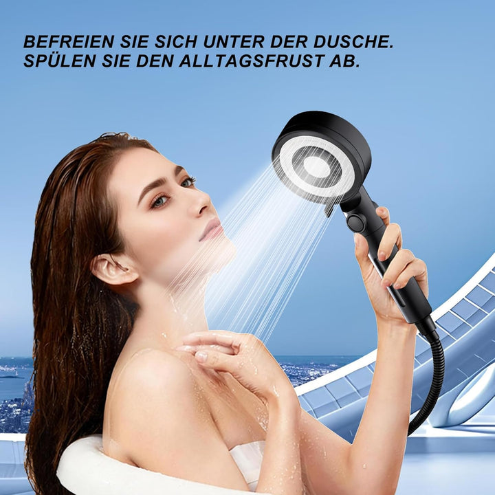 Wassersparend Duschkopf mit Filter, Hochdruck Duschkopf, Wassersparend Duschbrause Anti Kalk, Shower