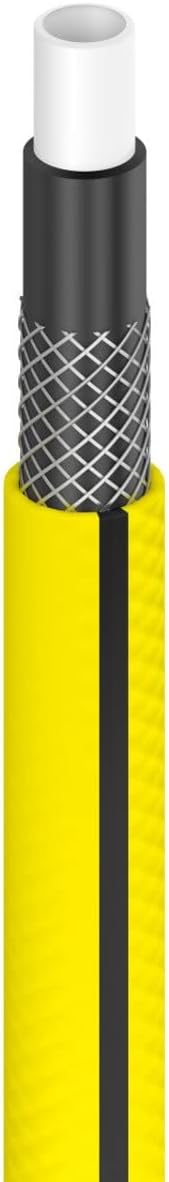 Cellfast YELLOW Gartenschlauch, Leicht, Strapazierfähig, 4-lagig, Haltbare Kreuzgeflecht, UV und Alg