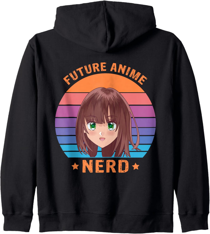 Future Anime Nerd Otaku Manga Anime Kapuzenjacke