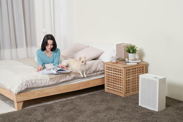 COWAY AIRMEGA 150 Luftreiniger mit GreenHEPA Technologie – Entfernt 99,999% der Partikel bis zu 0,01