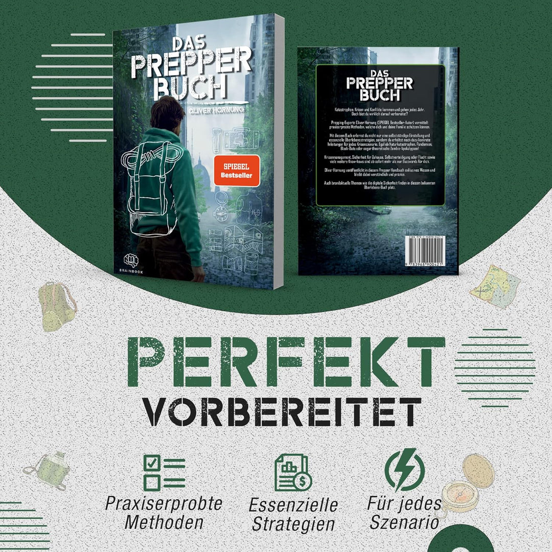 Das Prepper Buch für die perfekte Krisenvorsorge: Mehr als nur ein Survival Buch. Sei für den Ernstf