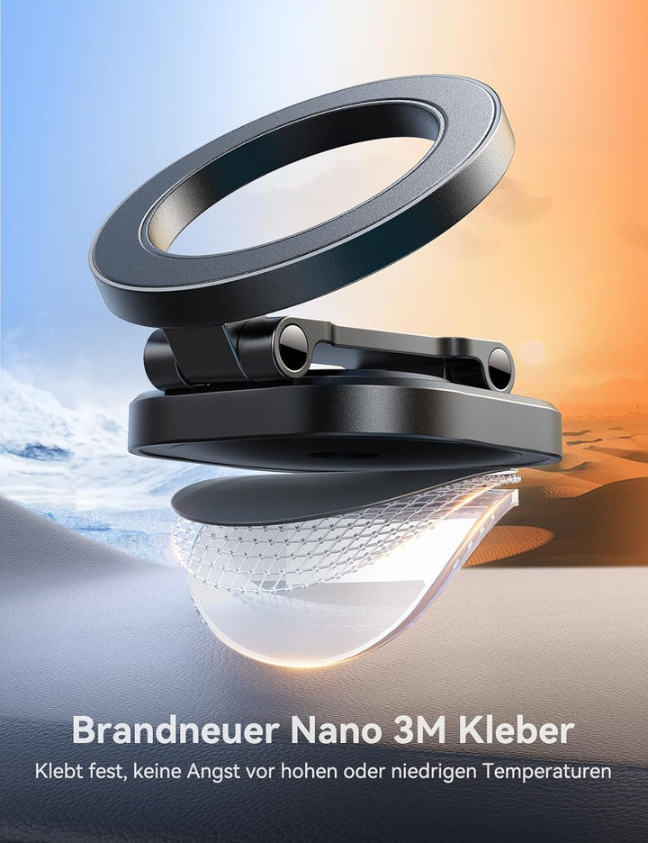 JOYROOM Handyhalterung Auto Magsafe [Legierung Faltbar & 360° Drehbar] Magnetische Handyhalterung Au