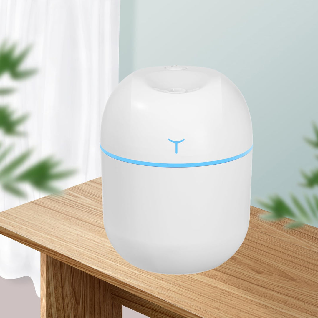 Mini USB Luftbefeuchter 220 ml,Tragbarer Kühler Nebel-Humidifier für Schlafzimmer,Büro,Kinderzimmer