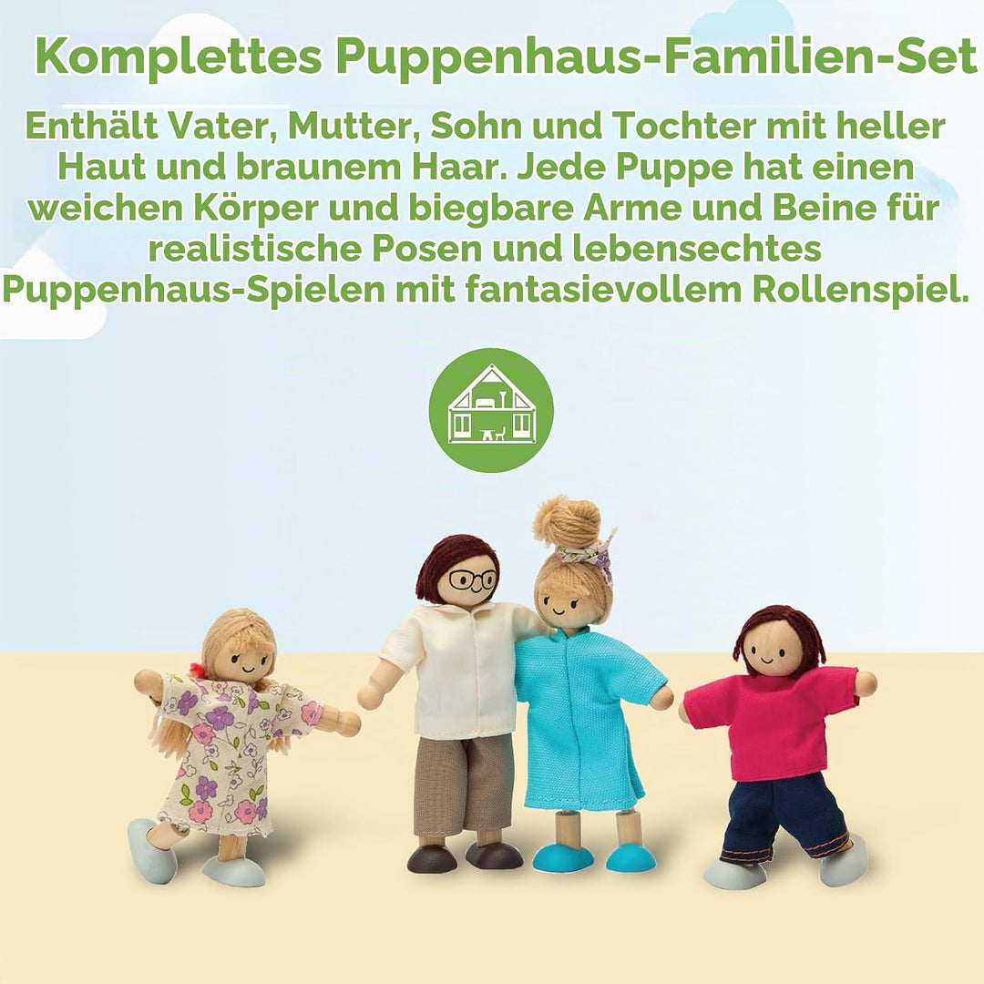 PlanToys 13571420 - Moderne Puppenfamilie