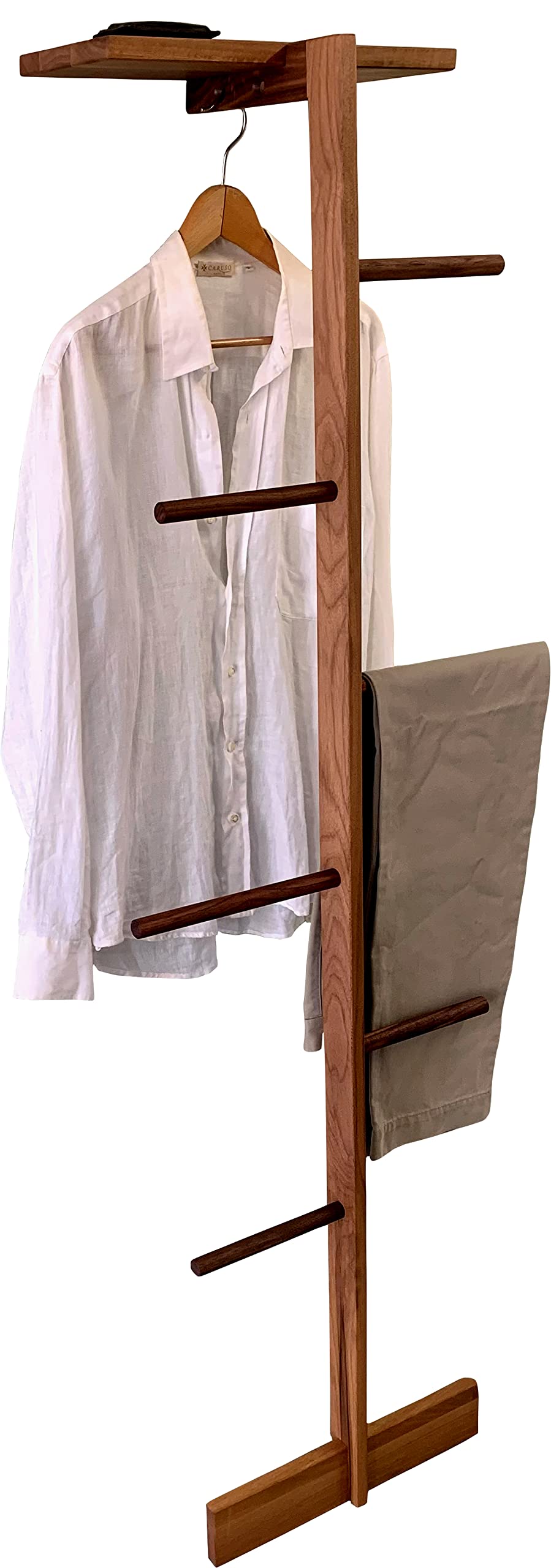 Stummer Diener aus Holz, Design Kleiderleiter, Herrendiener &amp; Modern Stiller Diener für Damen und He