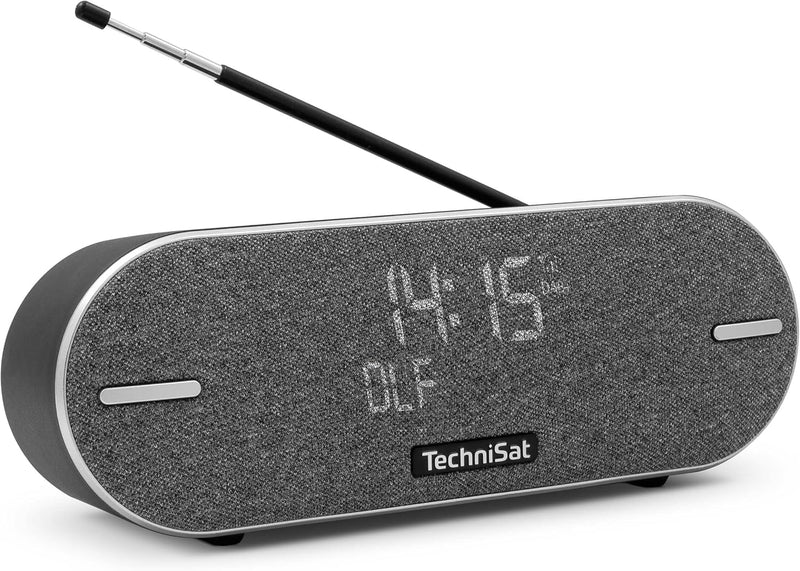 TechniSat DIGITRADIO BT 2 - tragbarer Premium-Bluetooth-Lautsprecher mit DAB+ Digitalradio (UKW, Uhr