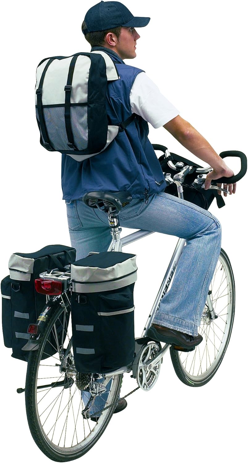 Fahrrad Gepäcktasche Satteltasche Gepäckträger Tasche Fahrradtasche Rucksack Neu