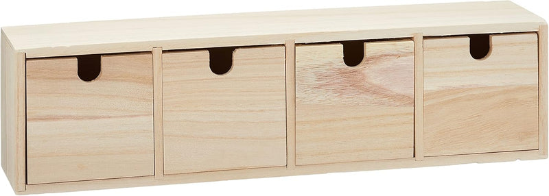 Artemio 14002155 Schubladenschrank, Holz, Beige, 44 x 10 x 15 cm