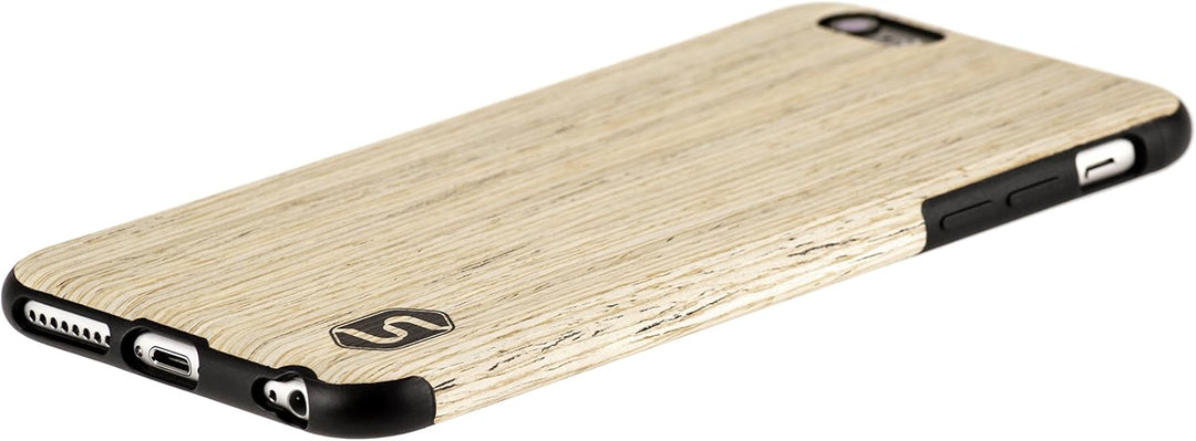 Sebastian Sturm Handyhülle Maxi | Hergestellt aus echtem Holz White Walnut in Einer TPU-Hülle | Komp
