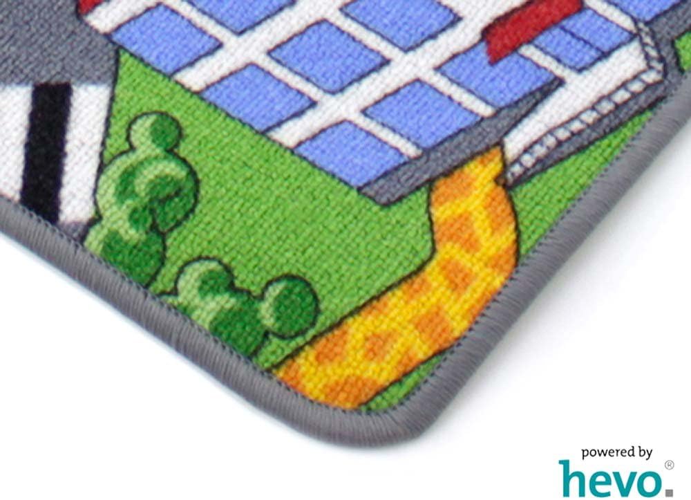 HEVO Stadt Land Fluss Teppich | Kinderteppich | Spielteppich 200x300 cm, 200x300 cm